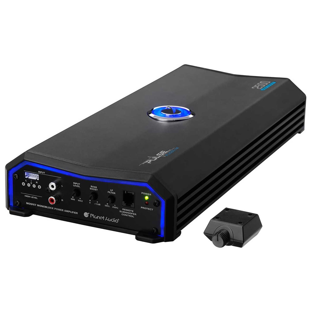 Planet Audio Pl2500.1M Pulse Series Class A/B Monoblock Amplifier 2500W Max