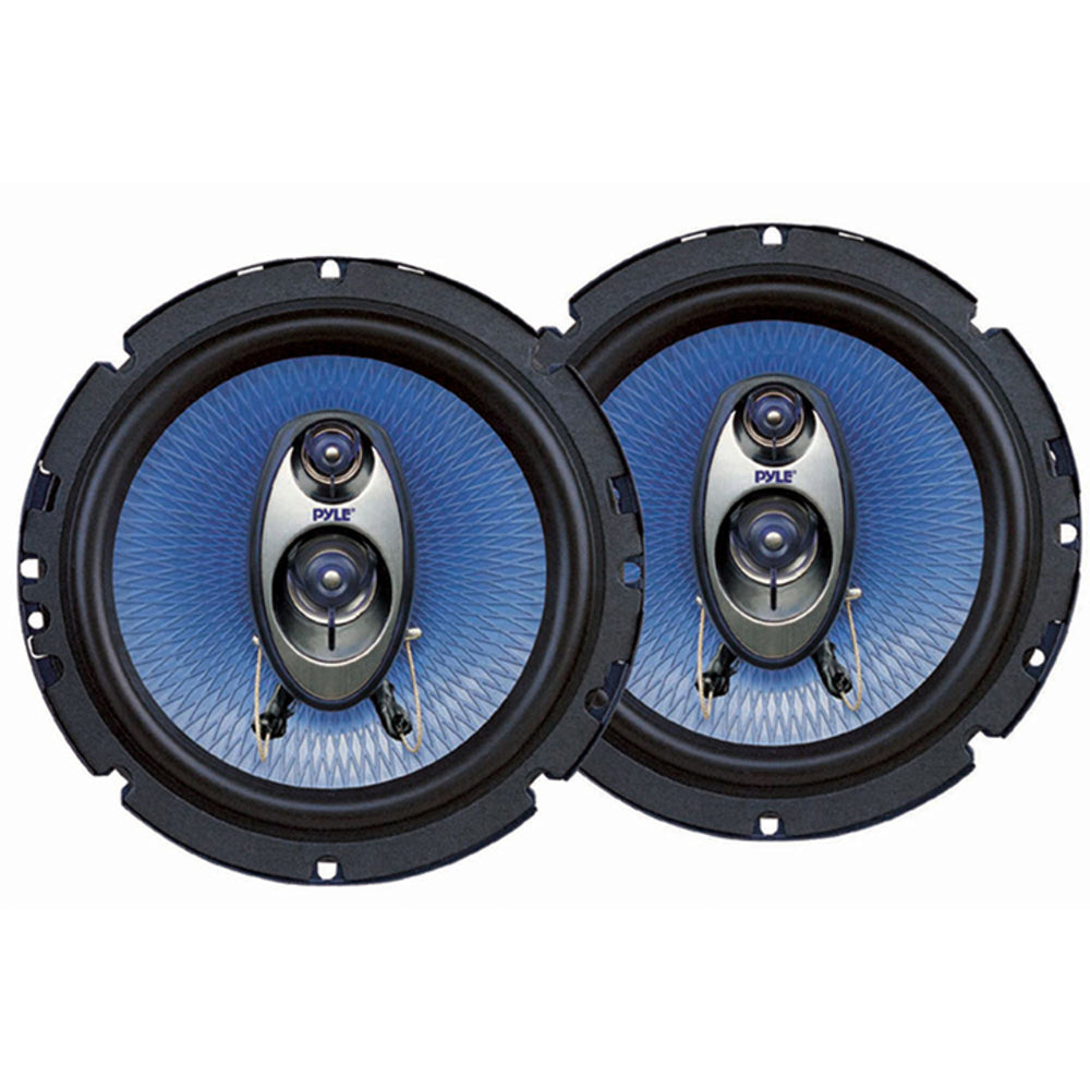 Pyle PL63BL 6.5" 3-Way Car Speakers - Blue Label Series Image 1