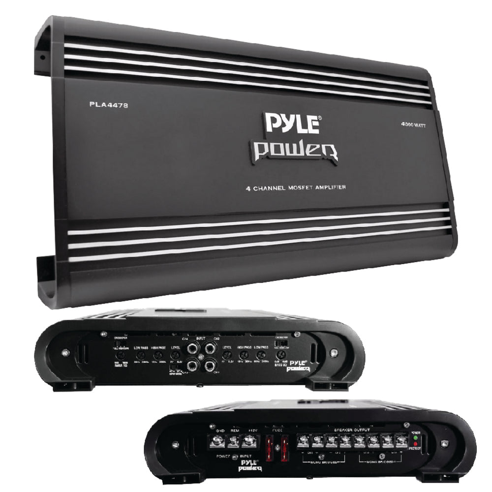Pyle PLA4478 car audio amplifier 4 channels 4000 W Image 1