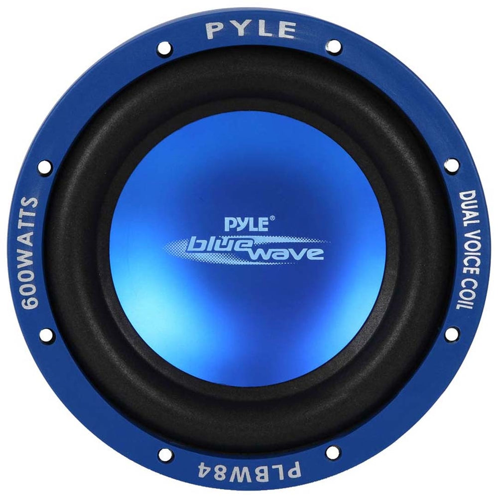 Pyle PLBW84 Subwoofer 8" Blue Wave 600 Watts DVC 60oz Magnet
