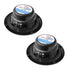 Pyle PLMR605B 6 1/2'' Dual Cone Marine Speakers - Black 400W Max
