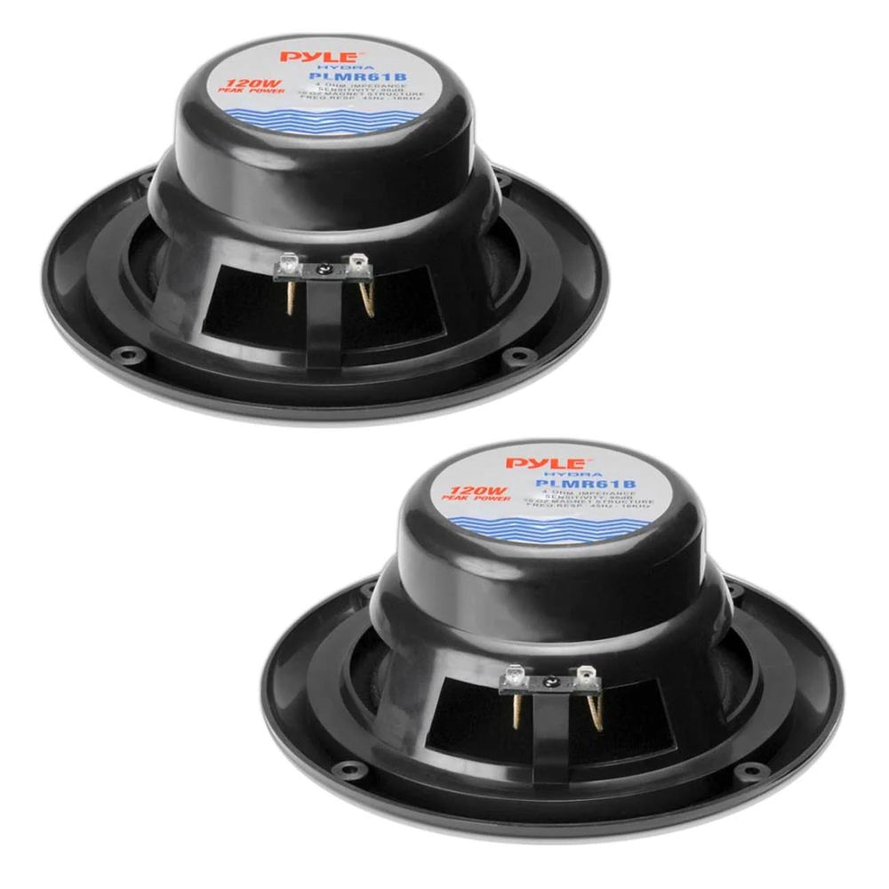 Pyle PLMR61B 6.5" Waterproof Marine Speaker