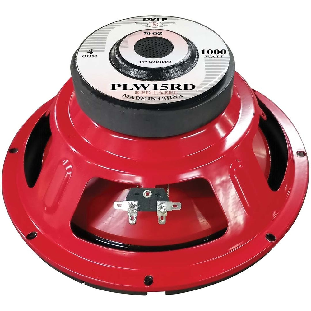 Pyle PLW15RD 15" Subwoofer - Red Label, Passive Woofer