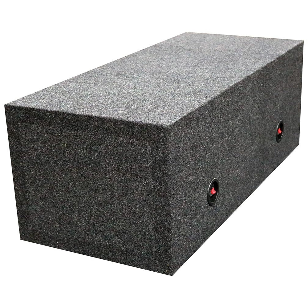 QPower QHD210V Dual 10" MDF Vented Bass Box