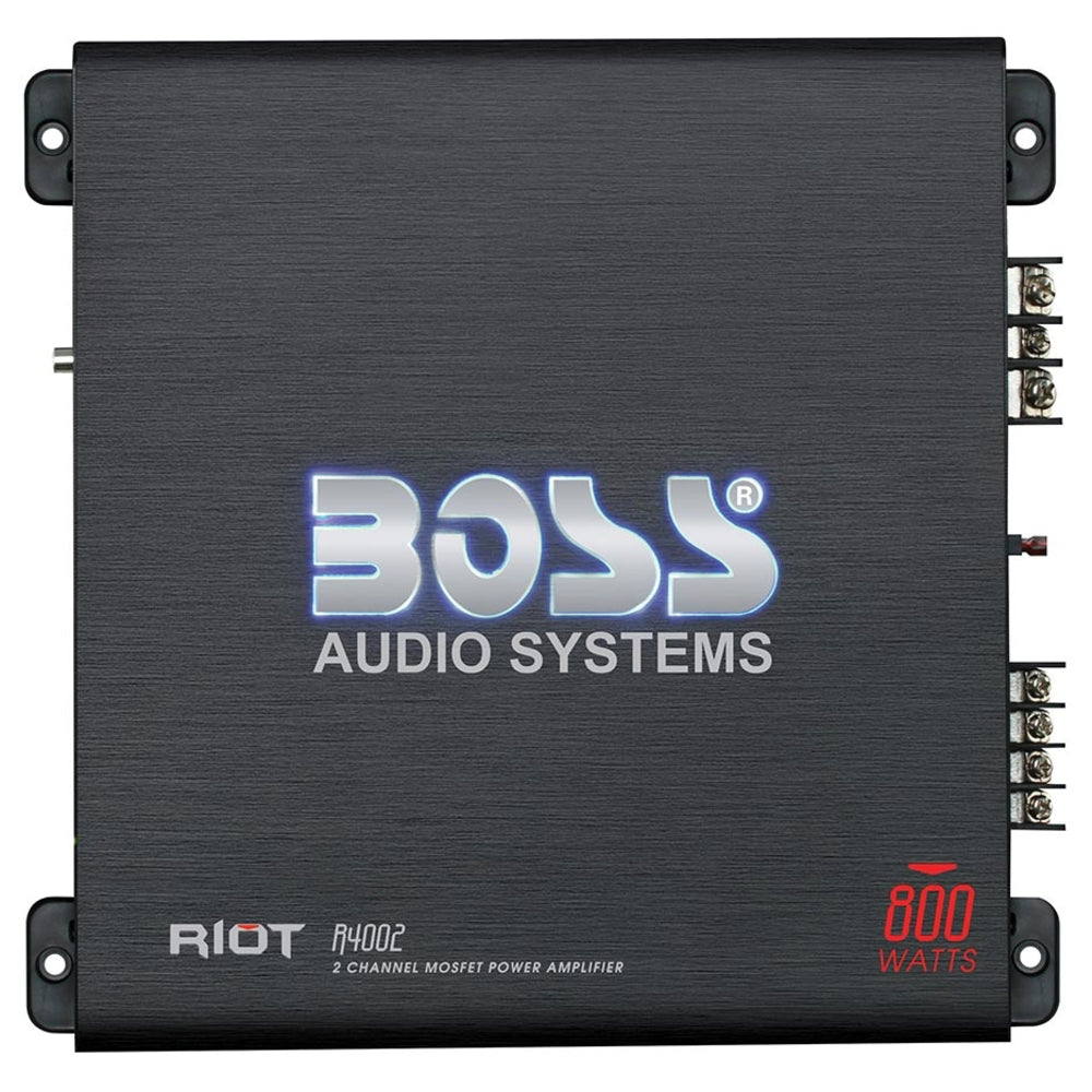 Boss Audio Systems R4002 800w 2Ch Class A/B Amp - Car Audio Amplifier