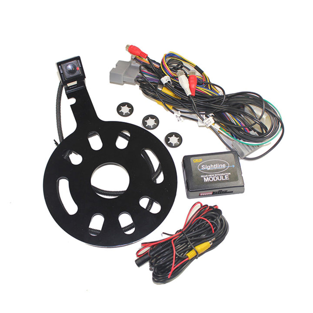 Crux Rvcch-75Wt Rear-View And Vim Integration Spare Tire Mount Camera Image 1