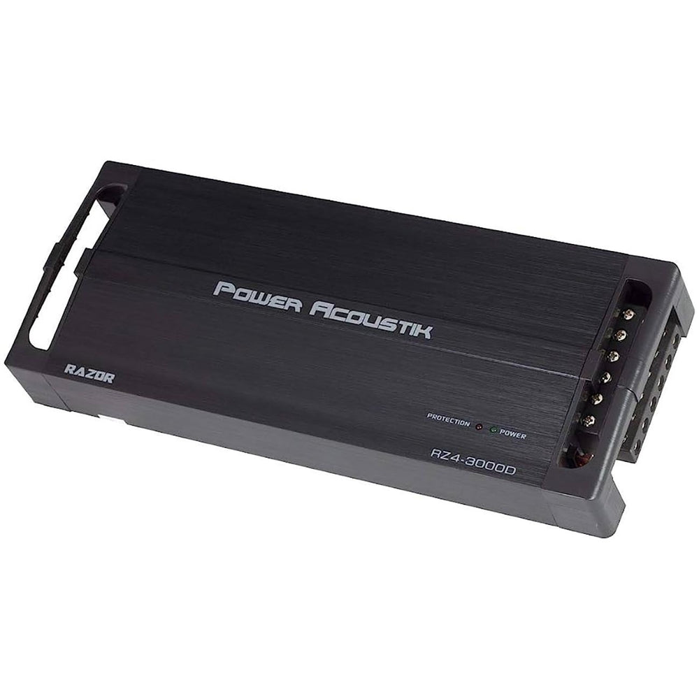 Power Acoustik Rz4-3000D Compact 4 Channel Amplifier 1500W Rms/3000W Max