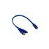 Stinger SSIBY2F RCA Y Blue Interconnect 6"" Image 1