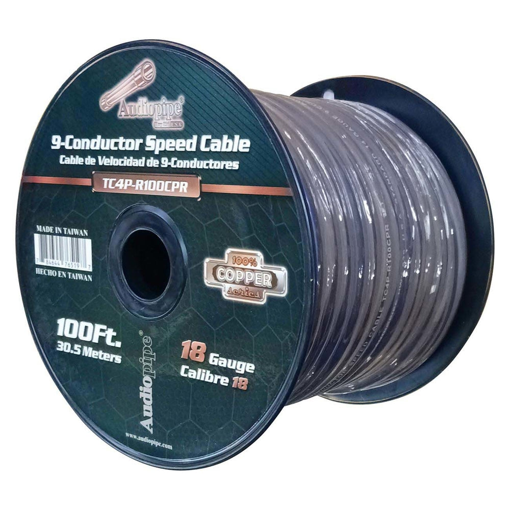 Audiopipe TC4P-R100CPR 9-Conductor Speed Cable 100 Ft Image 1