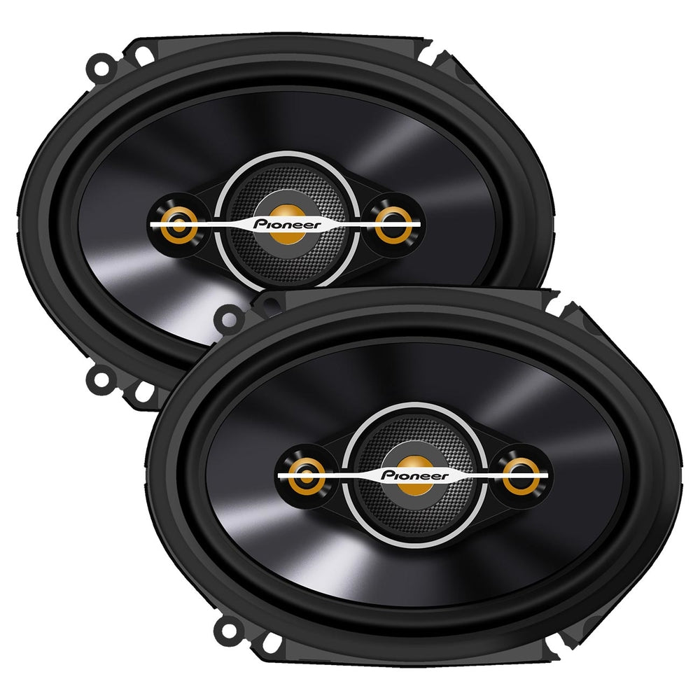 Pioneer TS-A6881F 6x8 4-Way Speakers - Shallow Mount, 350W Max Image 1