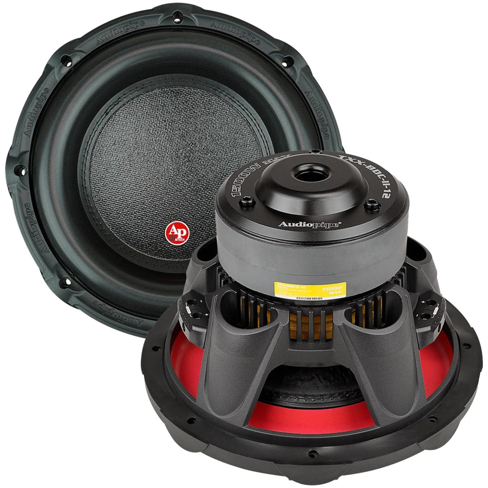 Audiopipe Txx-Bdcii-12 12" Woofer 750W RMS Dual 4 Ohm Image 1