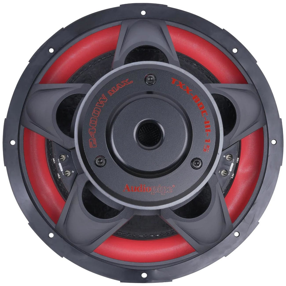 Audiopipe TXX-BDC-III-10 Triple Stack 10" Woofer 1400W Max 4 Ohm