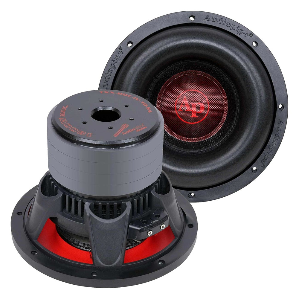 Audiopipe Txx-Bdc-Iv-10-S4 Quad Stack Woofer 900W RMS/1800W Max Image 1