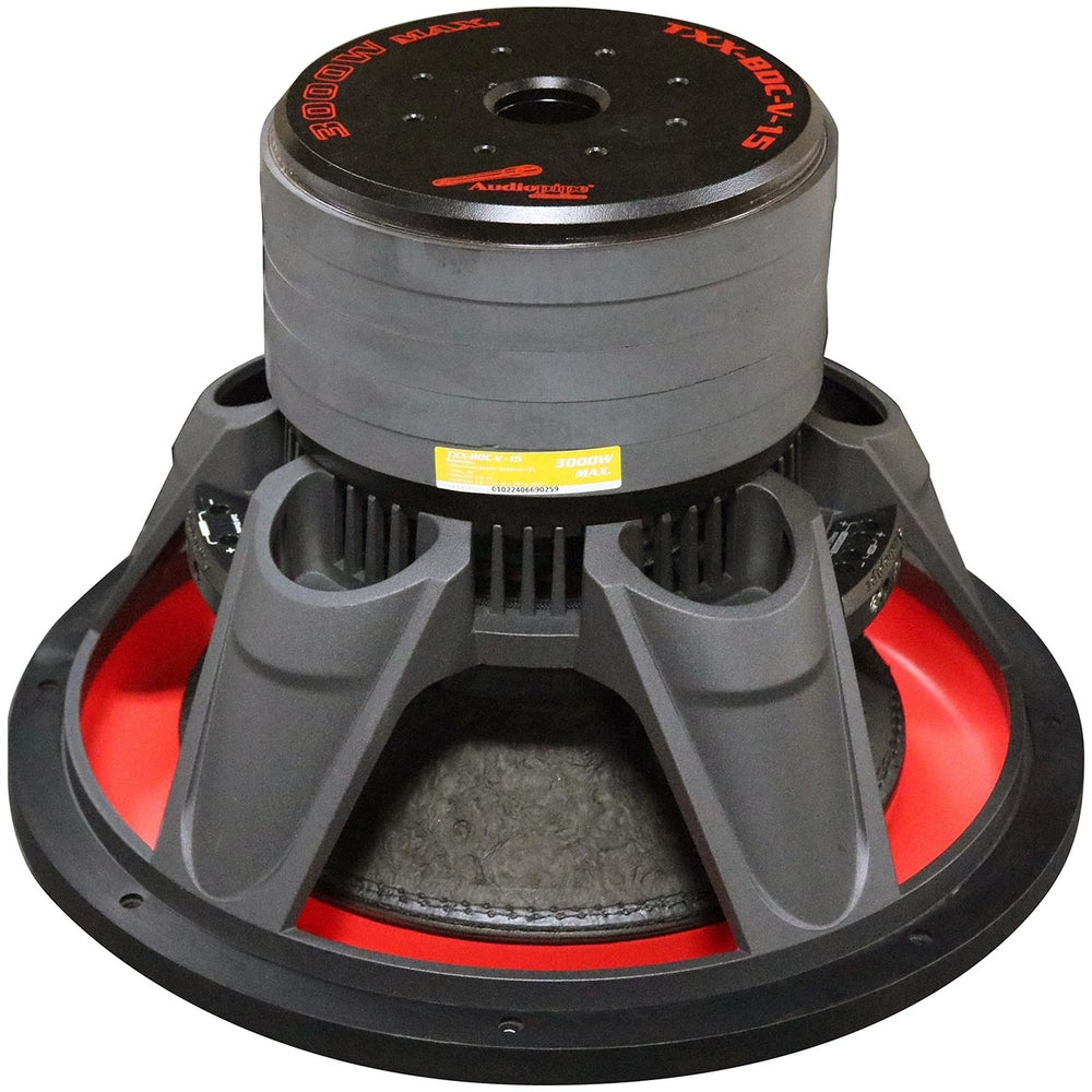 Audiopipe Txx-Bdc-V-15 15" Woofer Dual 4 Ohm Voice Coils