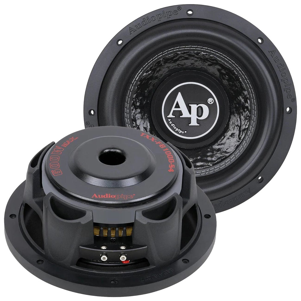 Audiopipe Txx-Fb1000-S4 10" Shallow Mount Woofer - 300W RMS/600W Max Image 1