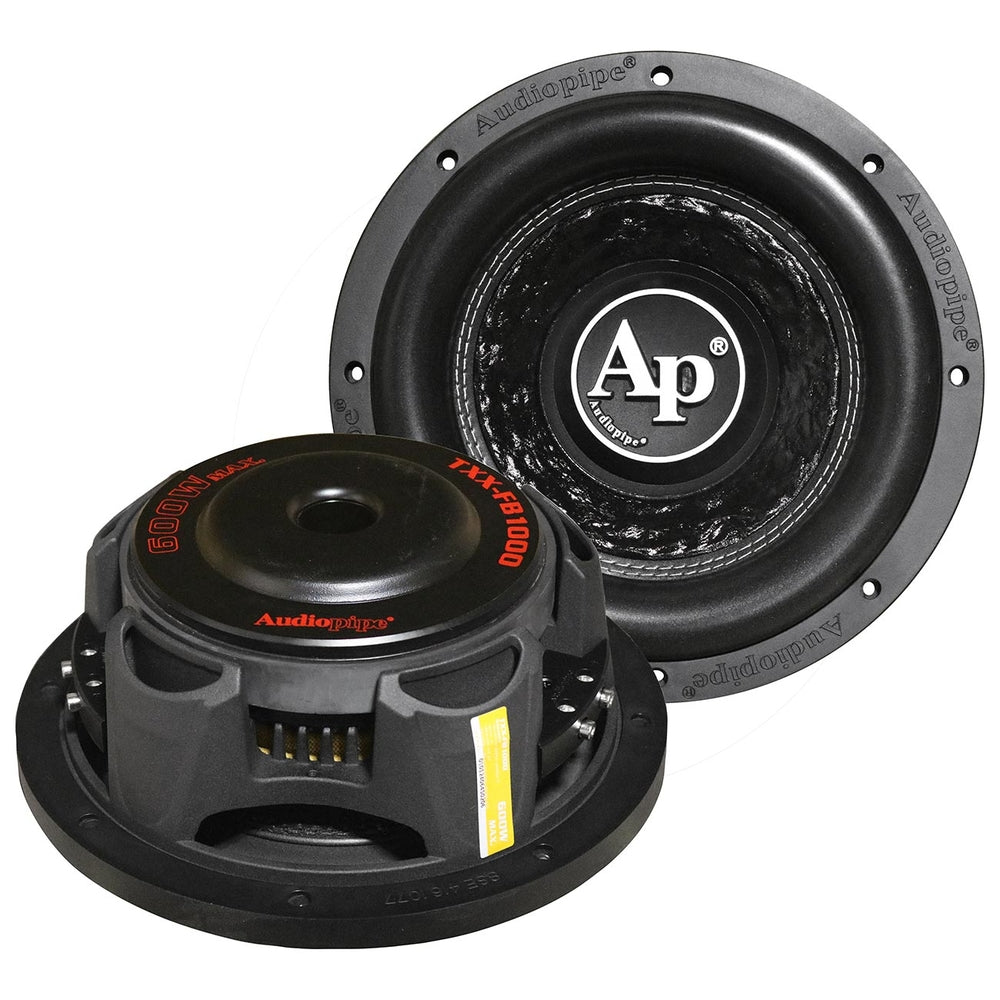 Audiopipemap Txx-Fb1000 103 Shallow Mount Woofer Dual 4 Ohm Voice Coils Image 1