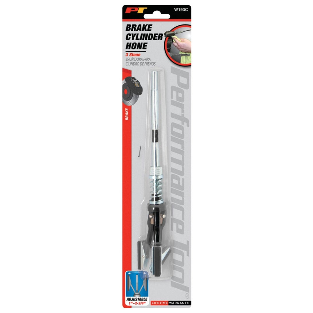 Performance Tool W193C Brake Cylinder Hone 3/4-2-3/4 Inch 3 Stone