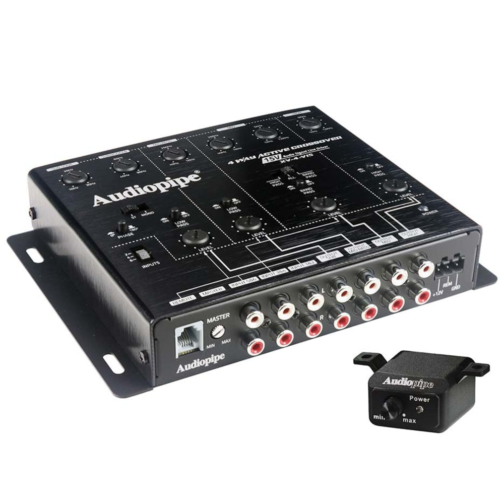 Audiopipemap Xv4V15 Audiopipe 4 Way Crossover 6 Ch. Input 8 Output Image 1