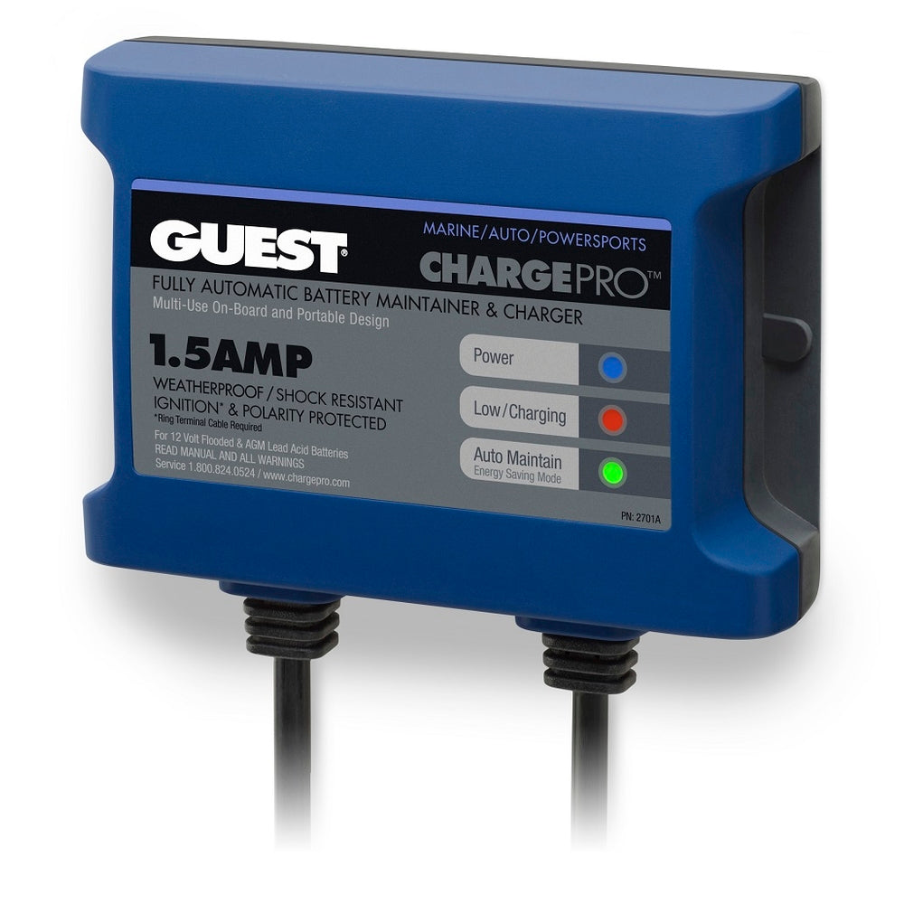 Guest 27101A ChargePro Battery Maintainer for Wet, Gel, and AGM Batteries Image 1