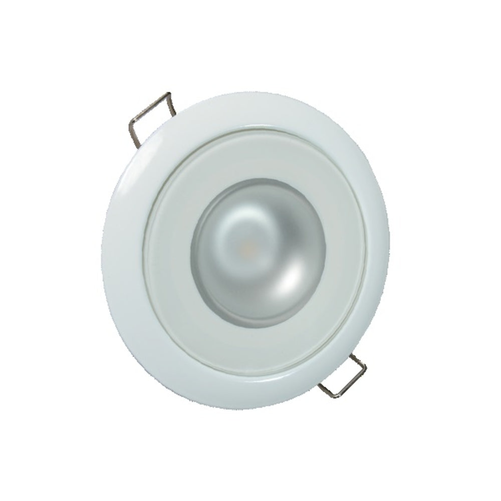 Lumitec 113127 Mirage Flush Mount Down Light Spectrum Rgbw White Housing Image 1