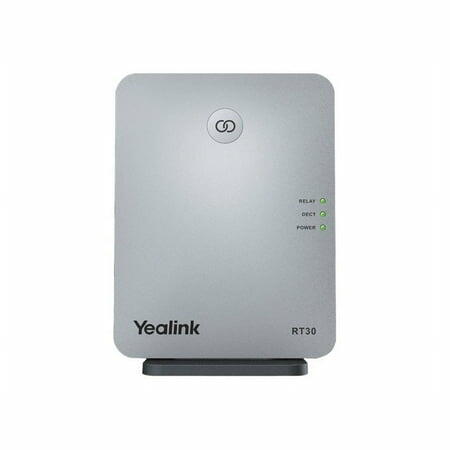 Yealink RT30 DECT Repeater, Plug & Play, Range Extender with Elegant Design, HD Voice, LED Display, Up to 6 Repeaters per Base Station, Wall Mountable, W60B/W70B/W52 Base Station Compatible