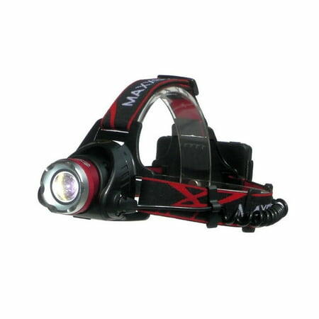 Maxxeon 630 WorkStar Technician s Micro USB Rechargeable LED Work Headlamp  Red
