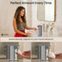 GentleJet EasyFoam Automatic Foaming Soap Dispenser – Touchless Sensor, USB-C Rechargeable, 304 Stainless Steel, IPX5 Waterproof for Bathroom Kitchen Sink, 9.5 oz / 280 ml