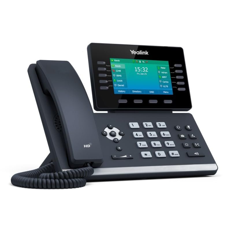 Yealink Sip-T54W-Pwr IP Phone with Power Supply