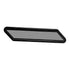 Beckson PF128 Newport Parallelogram Fixed Port, Black Body, Smoked Lens (2 Per Box)