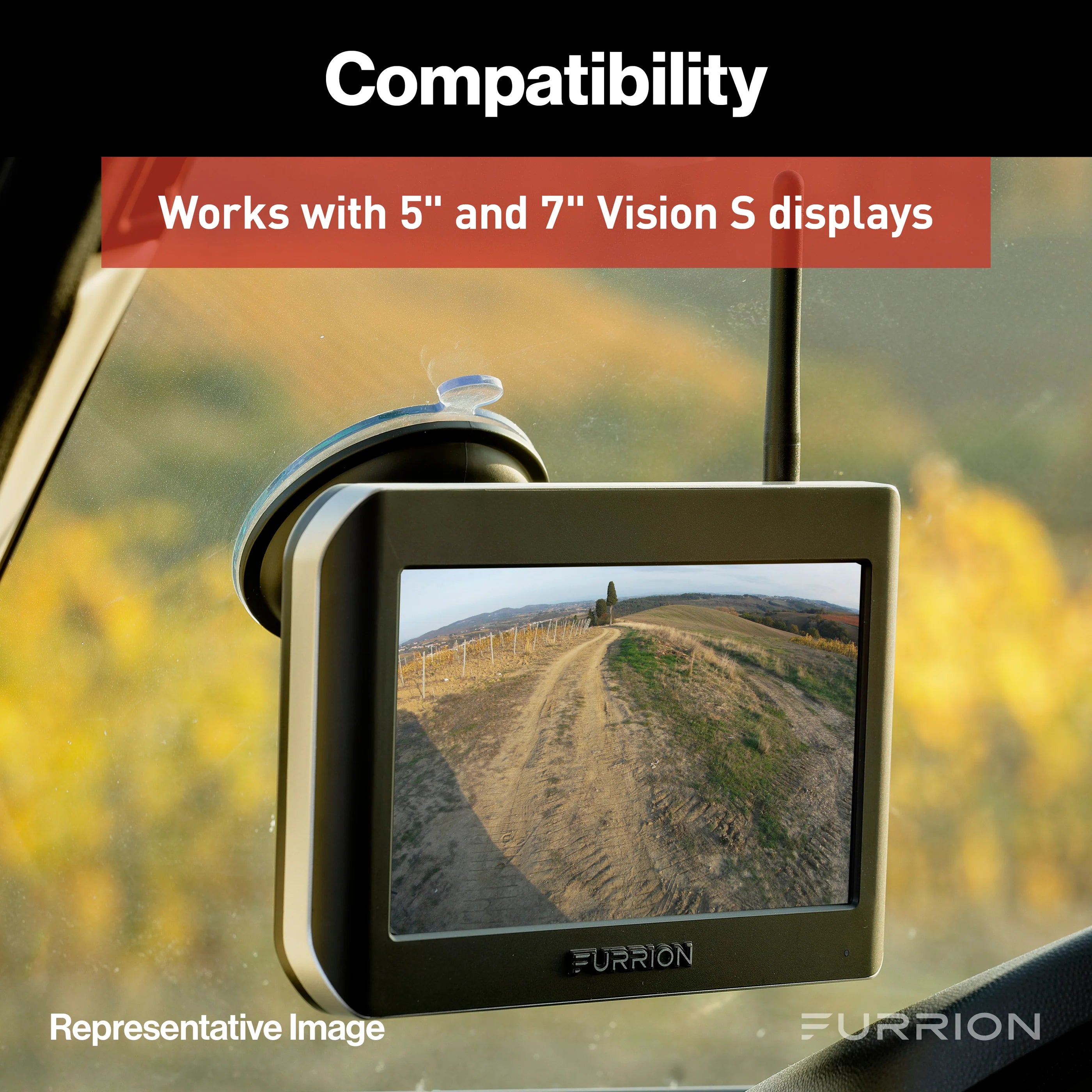 Furrion Vision S Wireless RV Backup Cameras, Amber Right and Left Side Camera - FCE48TASH